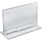 Azar Displays 11"W x 8.5"H Double-Foot w/ Attached Business Card Pocket, PK10 252042 - alternate 1